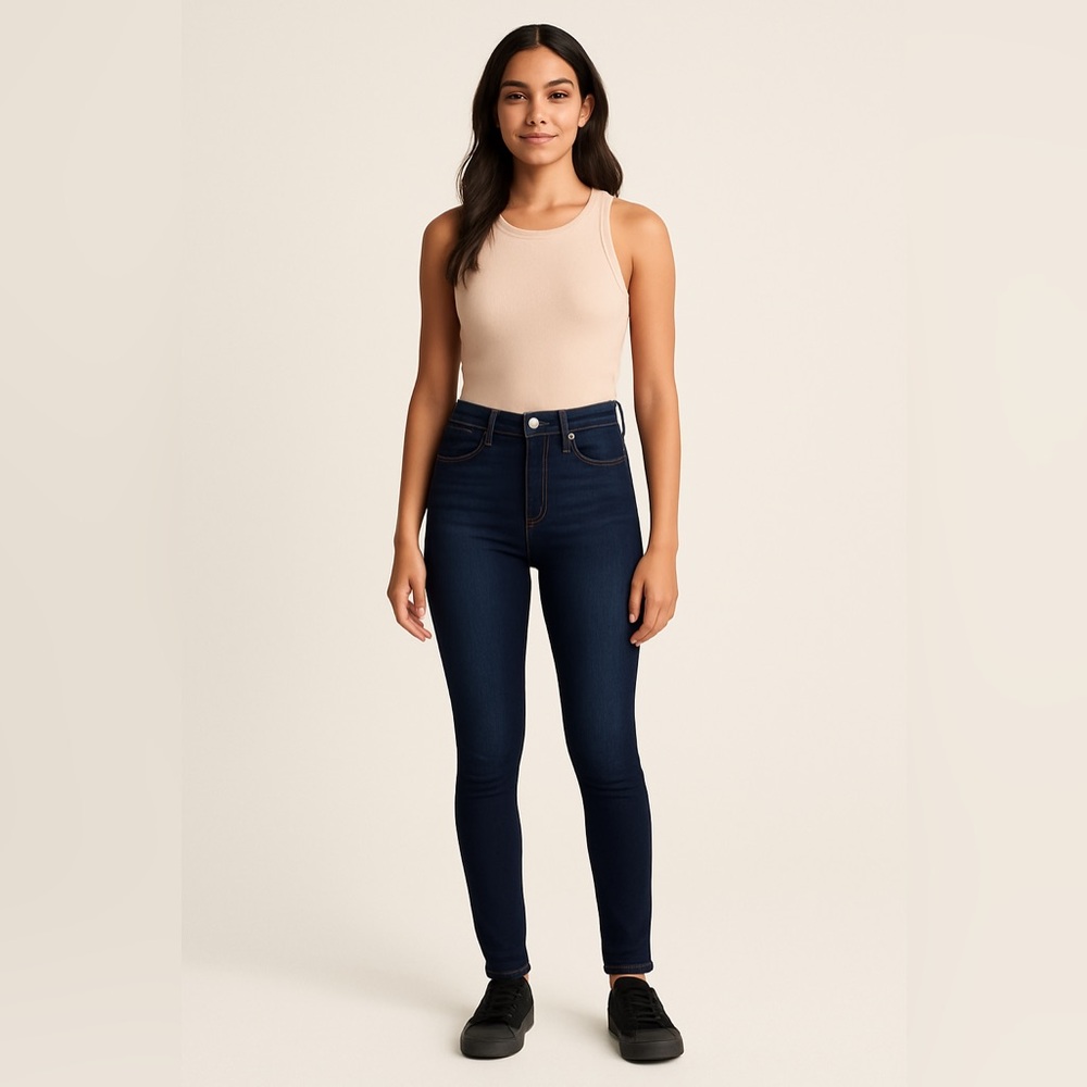 Abercrombie & Fitch Simone High Rise Jean Legging Dark Wash Size 25 (0S)